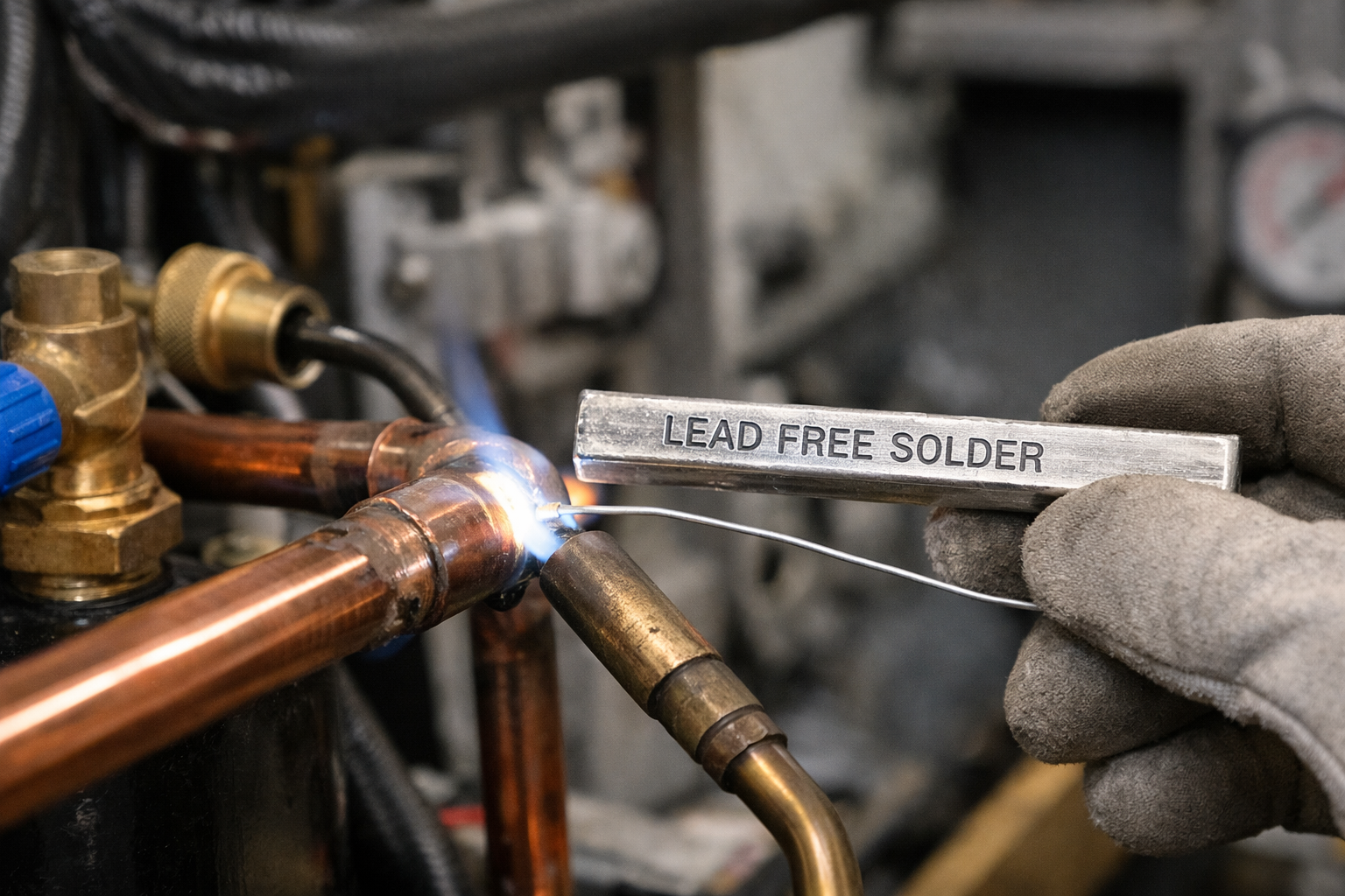 Lead Free Solder Bars for HVAC Manufacturing and Repair