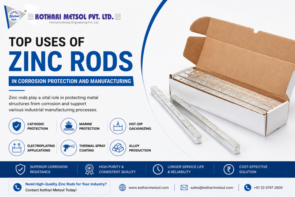 zinc rod uses