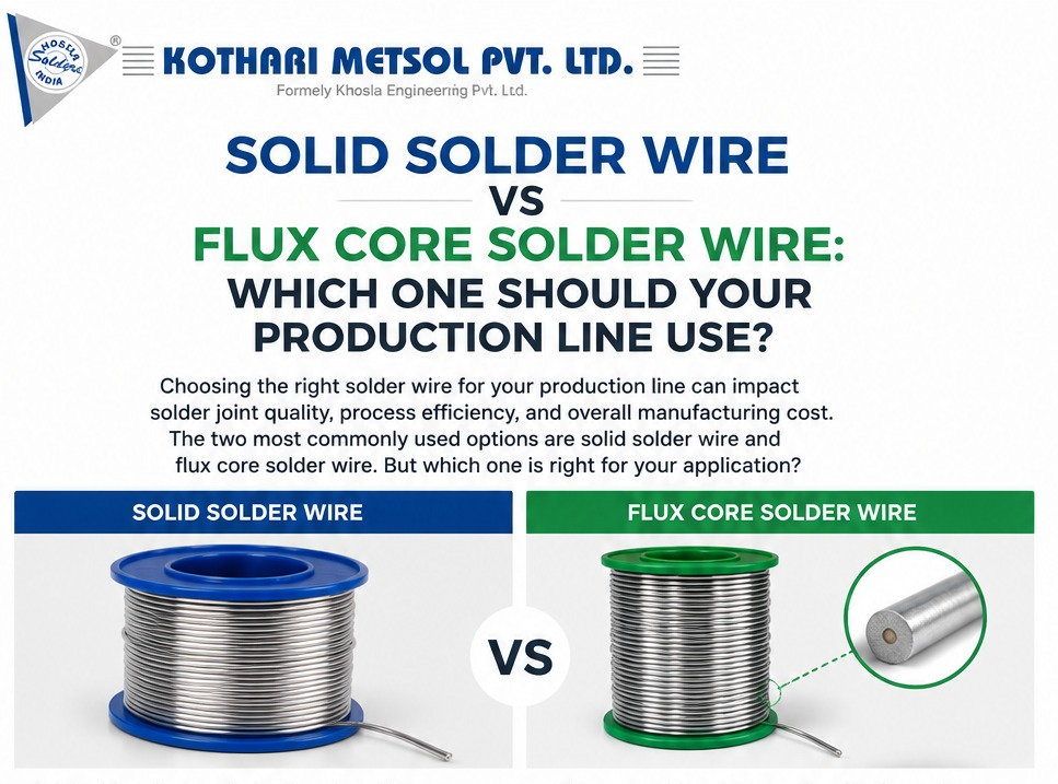 Solid Solder Wire vs Flux Core Solder Wire: Which One Should Your Production Line Use?