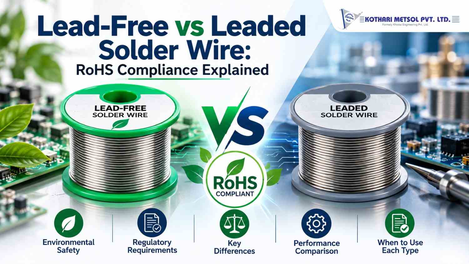 Lead-Free vs Leaded Solder Wire: RoHS Compliance Explained